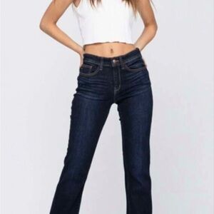 Judy Blue Dark Wash Denim Mid-Rise Bootcut Jeans